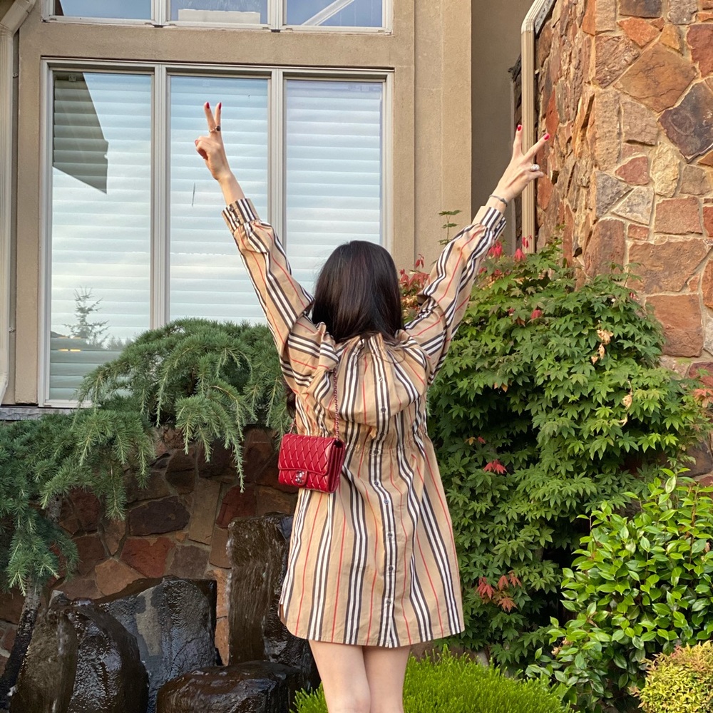 Burberry striped cotton dress - Picture 7 of 9